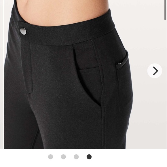 LULULEMON •  City Trek Trouser II *28" in Black • 4 - Picture 3 of 10